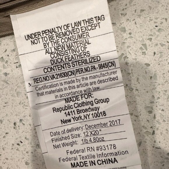 Magaschoni Home Decorative Down Throw Pillow 12x20" Hot Pink Paisley 100% Linen - Picture 9 of 9